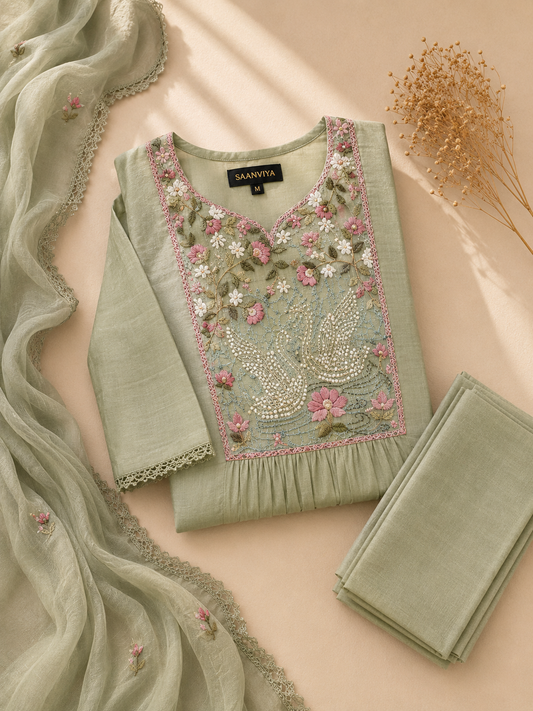 Mint Green Kurta Set