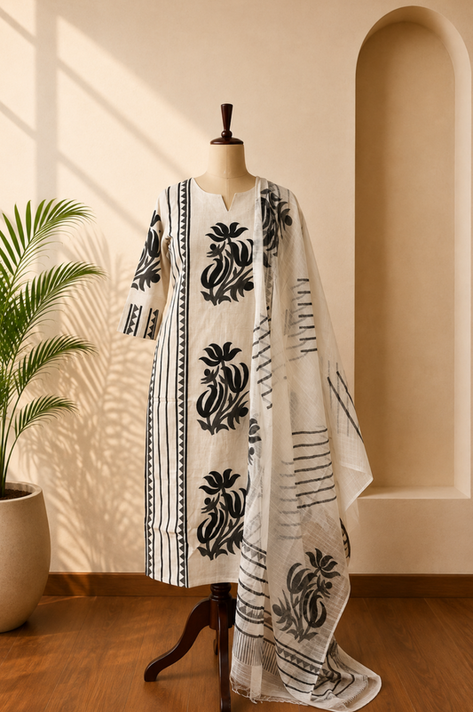 Kali Noir Kurta Set