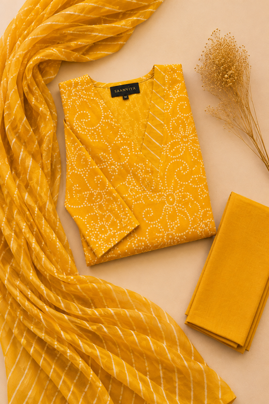 Yellow Kurta Set