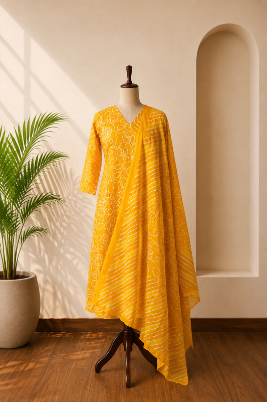 Yellow Kurta Set